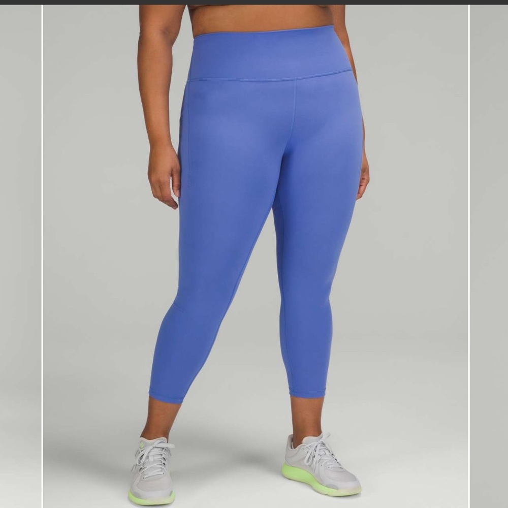 Lululemon Wunder Train High-Rise Tight with Pocket 25” Wild Indigo